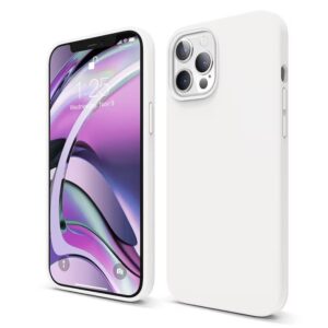 Husa Casey StudioSTM pentru iPhone 12/12 Pro, Soft Silicone Premium, Microfibră în Interior